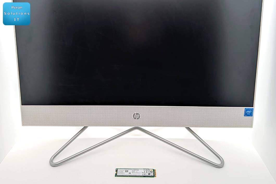 HP All-in-One 22-DF0102NF ne s'allume plus : diagnostic, réparation et récupération de données SSD
